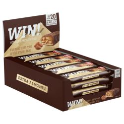 מארז חטיפי חלבון קרם קרמל ושקדים קלויים | WIN