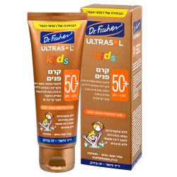 אולטרסול KIDS קרם פנים SPF50 - 75 מ"ל | ד"ר פישר