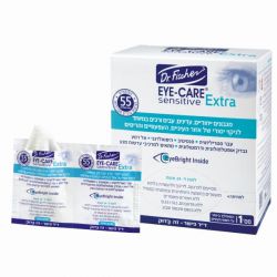 EYE-CARE sensitive EXTRA
 מגבונים לניקוי איזור העיניים | דר פישר 