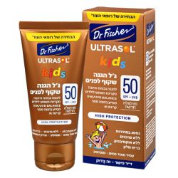 אולטרסול ג'ל הגנה שקוף לפנים SPF50 לילדים | דר פישר