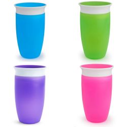 כוס הפלא 360 - גדולה עם מכסה - (צבעים לבחירה)