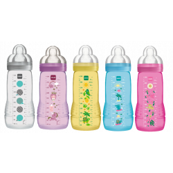 בקבוק לתינוק - צבעים לבחירה (330 מ"ל) - לגילאי 4 חודשים ומעלה