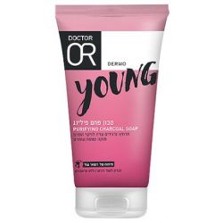 סבון פחם פילינג לעור מעורב עד שמן - סדרת יאנג young