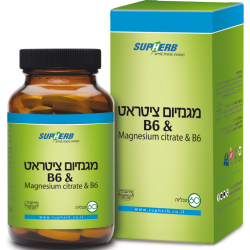 מגנזיום ציטראט + ויטמין B6