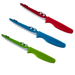 סכין שף לילדים בצורת תנין (צבע לבחירה)